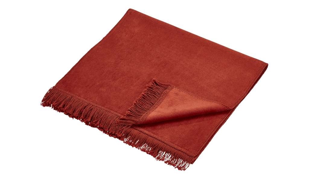 LAVIDA Sesselläufer  Uni ¦ orange ¦ Maße (cm): B: 50 Bettwaren > Tagesdecken & Bettüberwürfe - Höffner