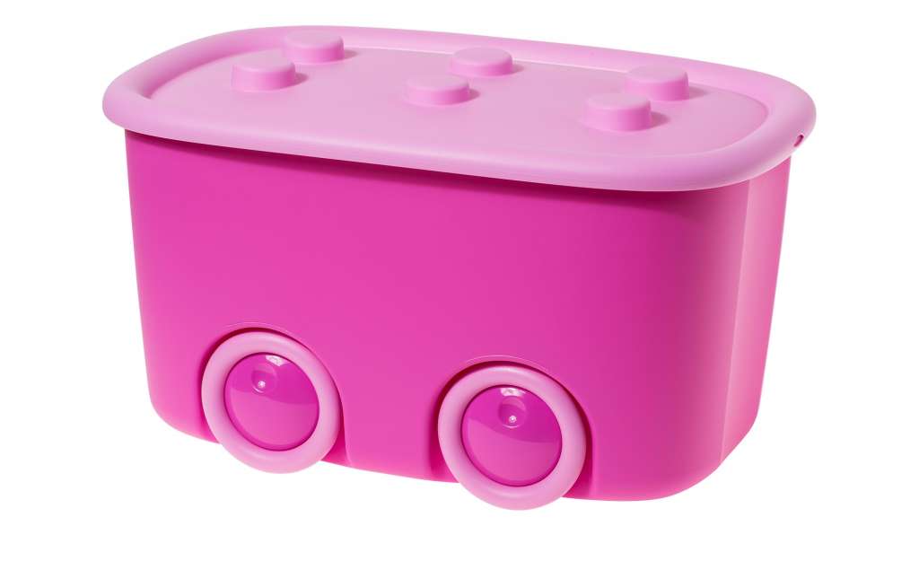 Funny Box mit Deckel  pink ¦ rosa/pink ¦ Kunststoff ¦ Maße (cm): B: 38,5 H: 32 Baby > Unterwegs > Boxen - Höffner