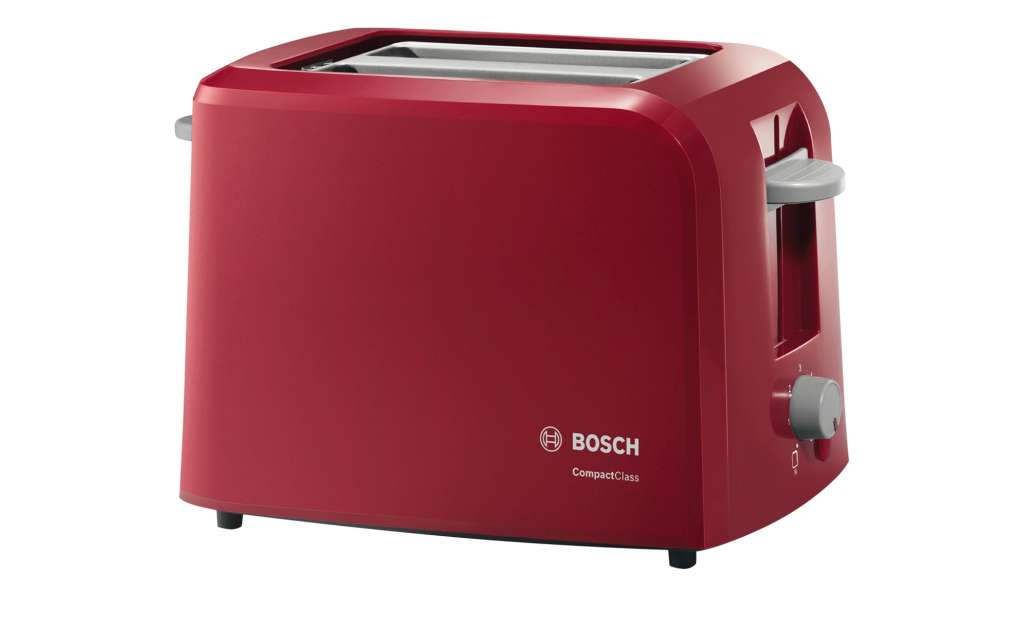BOSCH Toaster  TAT 3A014 ¦ rot ¦ Metall, Kunststoff ¦ Maße (cm): B: 31 H: 19 T: 16 Elektrokleingeräte > Toaster - Höffner