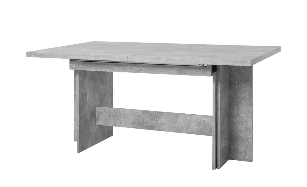 Esstisch, ausziehbar  Fabio ¦ grau ¦ Maße (cm): B: 90 H: 76 T: 76 Tische > Esstische > Esstische eckig - Höffner