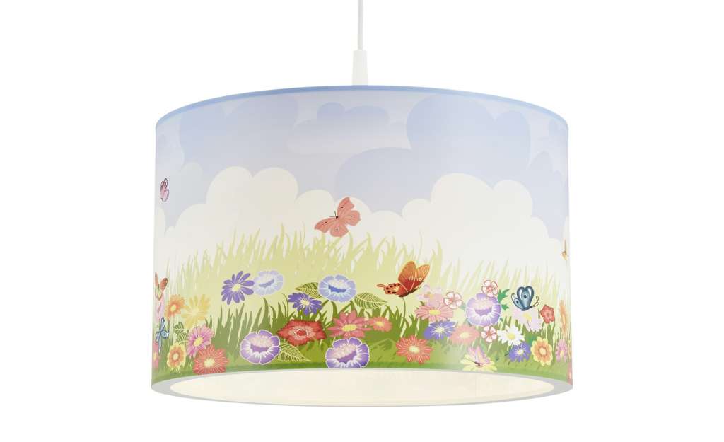 Pendelleuchte   Blumenwiese ¦ mehrfarbig ¦ Maße (cm): H: 25 Ø: [40.0] Lampen & Leuchten > Innenleuchten > Kinderlampen - Höffner