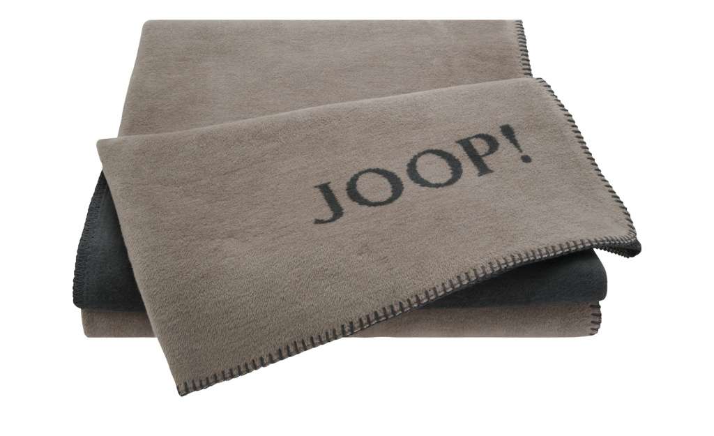 JOOP! Wohndecke  Joop! Uni-Doubleface ¦ grau ¦ 58% Baumwolle 35% Polyacryl, 7% Polyester ¦ Maße (cm): B: 150 Heimtextilien > Kuscheldecken - Höffner