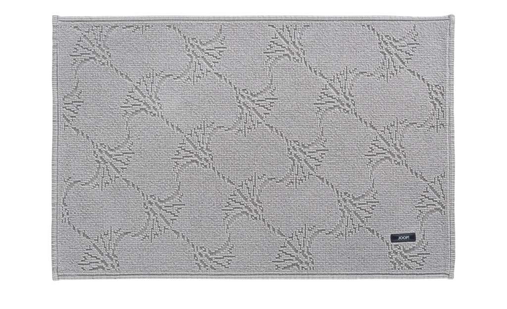 JOOP! Badteppich  Joop! New Cornflower ¦ grau ¦ 100% Baumwolle  ¦ Maße (cm): B: 60 Badtextilien und Zubehör > Badematten & Badvorleger - Höffner