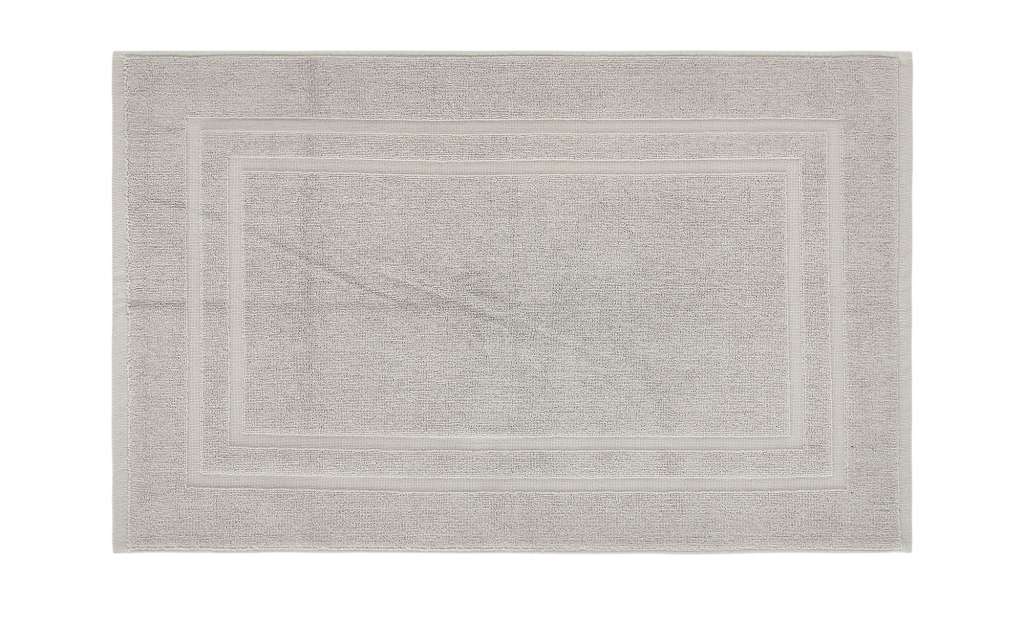 HOME STORY Badvorleger  Lifestyle ¦ silber ¦ 100 % Baumwolle ¦ Maße (cm): B: 50 T: 80 Badtextilien und Zubehör > Badematten & Badvorleger - Höffner