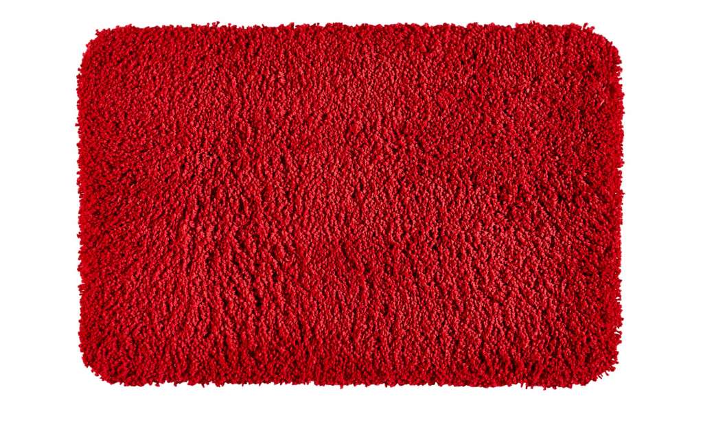 Kleine Wolke Badteppich  Trend ¦ rot ¦ 100% Polyester ¦ Maße (cm): B: 55 Badtextilien und Zubehör > Badematten & Badvorleger - Höffner