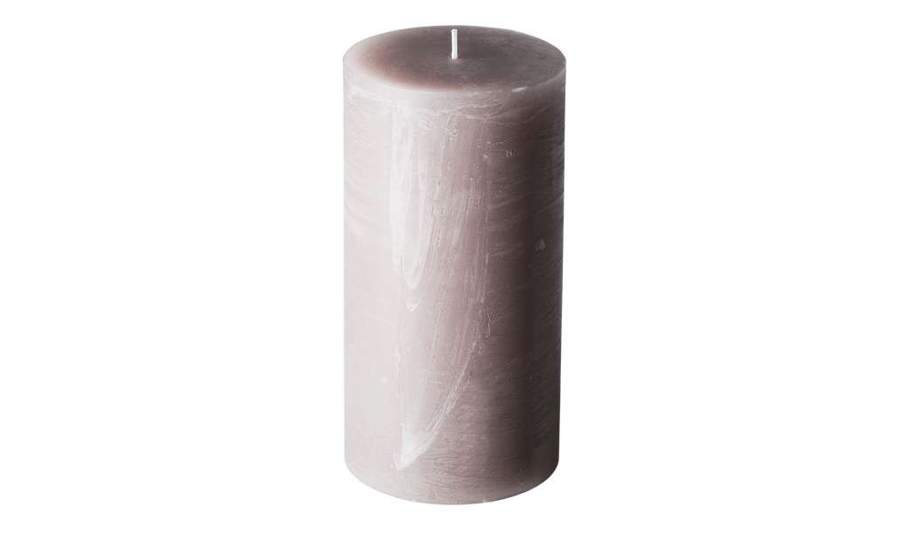 Zylinderkerze 19cm  Rusti ¦ grau ¦ Wachs ¦ Maße (cm): H: 19 Ø: [10.0] Dekoration > Kerzen & Lichter - Höffner