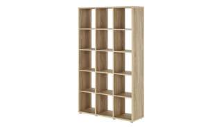 Raumteiler  Gela ¦ holzfarben ¦ Maße (cm): B: 106 H: 176 T: 33 Regale > Raumteiler - Höffner