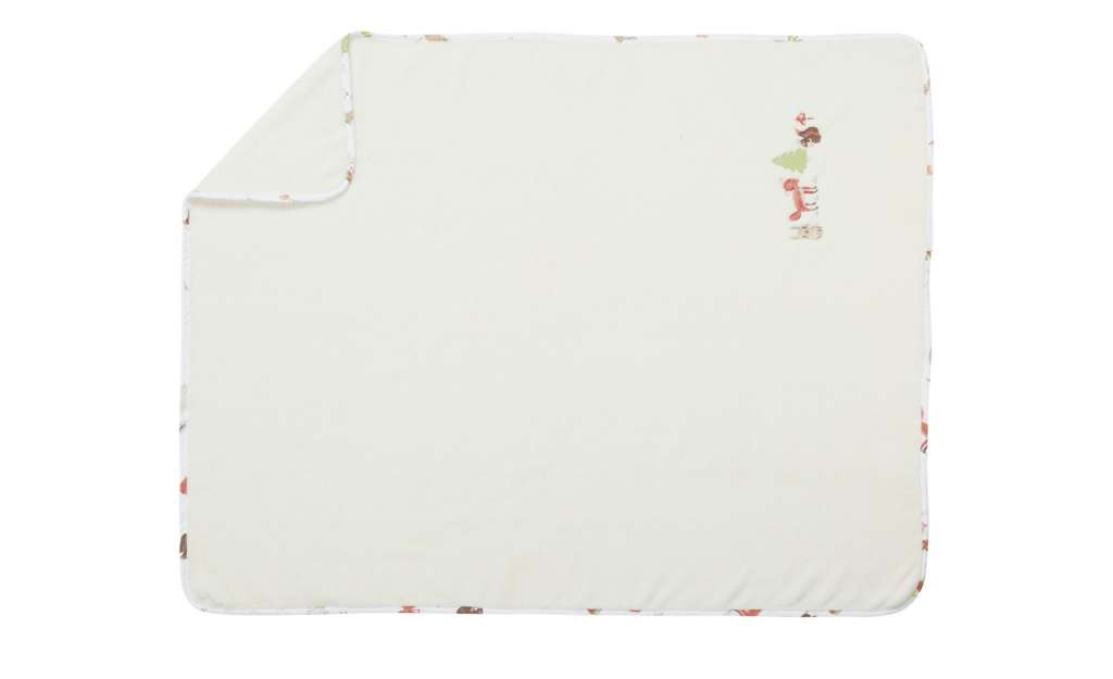 Uups Coralfleecedecke  Wald & Wiese ¦ beige ¦ Coralfleece 100% Polyester, eingefasst mit Stoff aus 100% Baumwolle ¦ Maße (cm): B: 75 Baby > Baby Textilien > Babydecken - Höffner