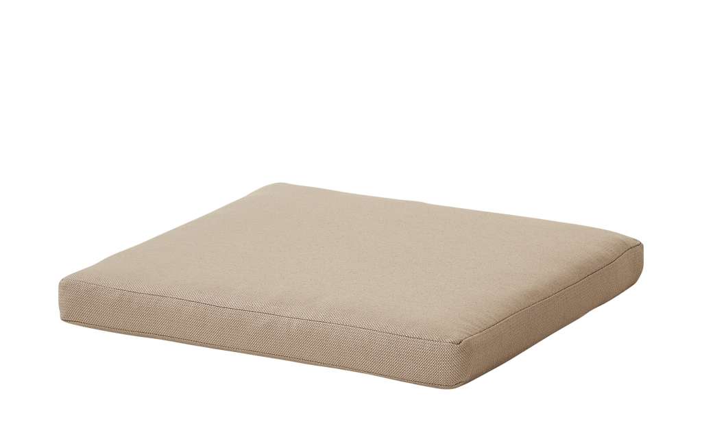 Hockerauflage  Dining Beige ¦ beige ¦ Maße (cm): B: 50 H: 7 Garten > Auflagen & Kissen > Gartenhocker-Auflagen - Höffner