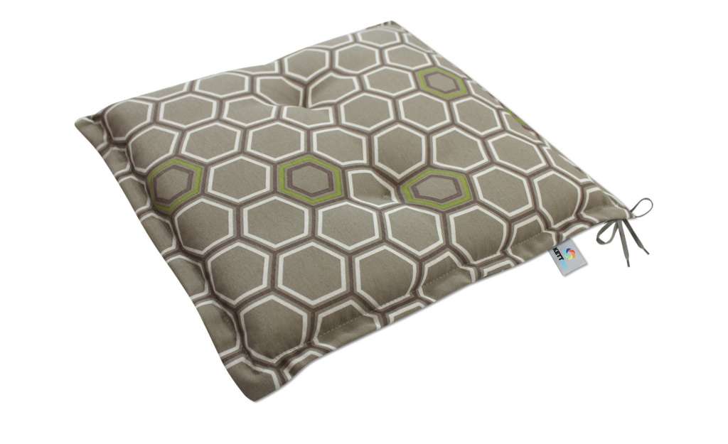 KETTLER Polska Auflage  Honeycomb ¦ beige ¦ Maße (cm): B: 45 H: 6 Garten > Auflagen & Kissen > Gartenhocker-Auflagen - Höffner