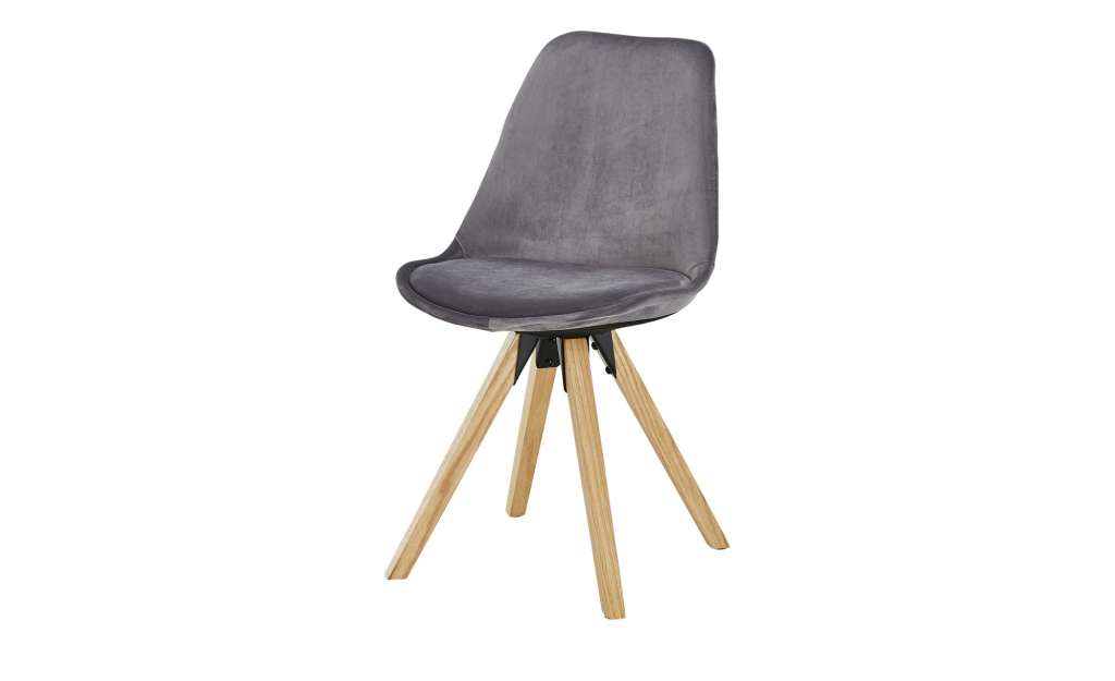 Schalenstuhl  Charles ¦ grau ¦ Maße (cm): B: 48 H: 83 T: 53 Stühle > Polsterstühle - Höffner