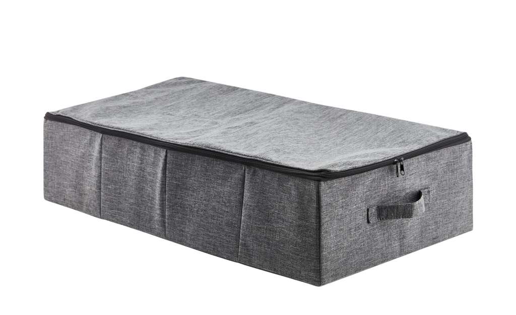 Unterbettkommode ¦ grau ¦ Polyester, Metall ¦ Maße (cm): B: 73 H: 18 T: 38 Regale > Regal-Aufbewahrungsboxen - Höffner