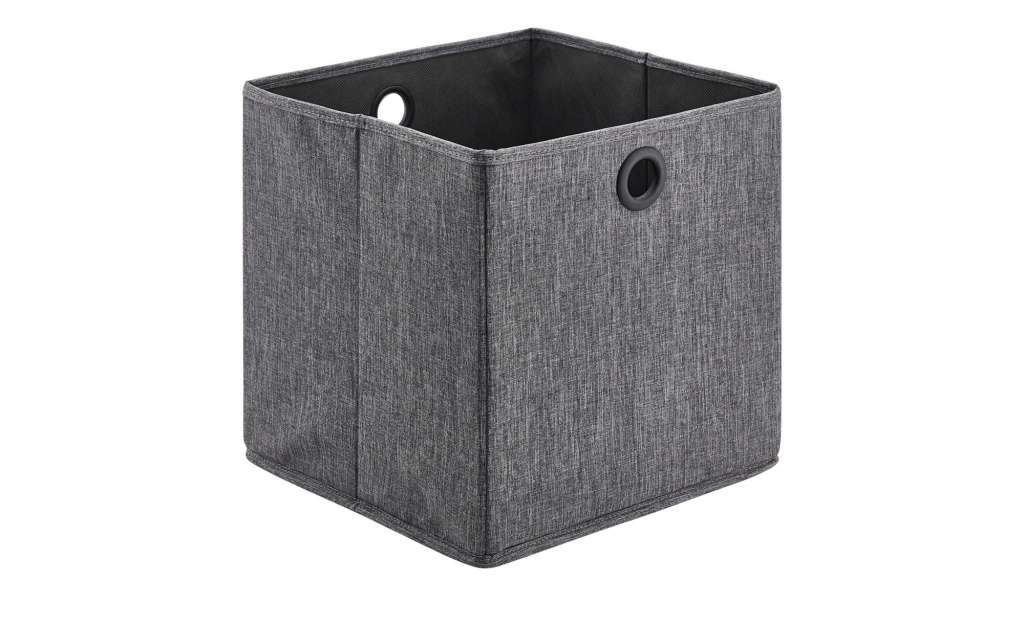 Aufbewahrungsbox ¦ grau ¦ Polyester, Pappe ¦ Maße (cm): B: 30 H: 30 T: 30 Regale > Regal-Aufbewahrungsboxen - Höffner