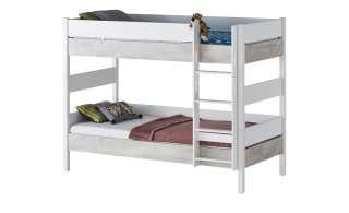 PAIDI Etagenbett  Kira ¦ weiß ¦ Maße (cm): B: 210,4 H: 106,3 T: 161,8 Kindermöbel > Kinderbetten - Höffner