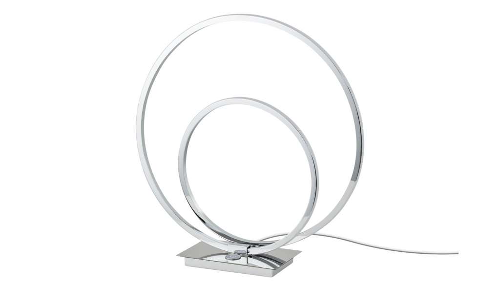 ML LED-Tischleuchte, 1-flammig, Chrom ¦ silber ¦ Maße (cm): B: 10 H: 36,5 Lampen & Leuchten > Innenleuchten > Tischlampen - Höffner