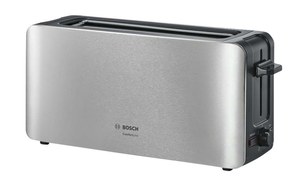 BOSCH Langschlitztoaster ¦ silber ¦ Kunststoff, Metall ¦ Maße (cm): B: 43,1 H: 18,8 T: 12,6 Elektrokleingeräte > Toaster - Höffner