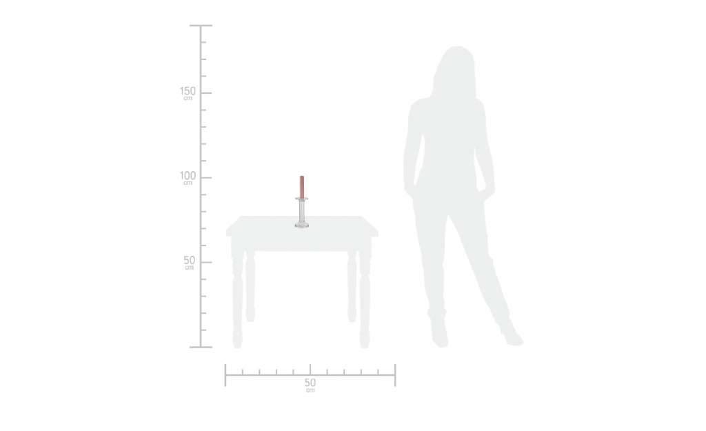 Peill+Putzler Kerzenhalter ¦ transparent/klar ¦ Glas  ¦ Maße (cm): H: 18,5 Ø: [9.0] Dekoration > Kerzen & Lichter > Kerzenständer - Höffner