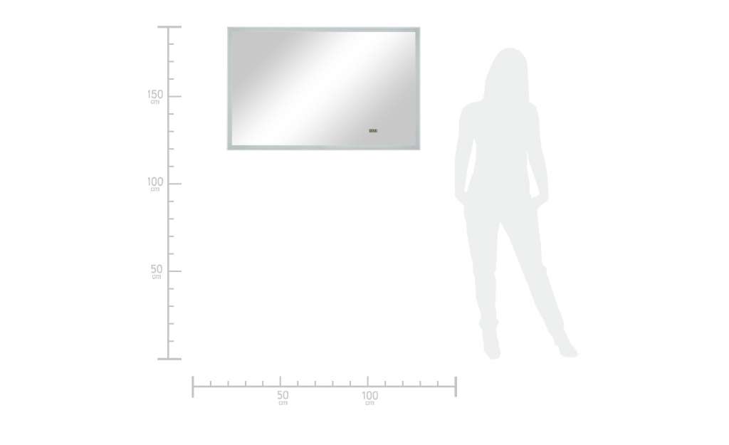 LED-Badspiegel  Sandsee ¦ Maße (cm): B: 110 H: 70 T: 3 Badtextilien und Zubehör > Badaccessoires - Höffner
