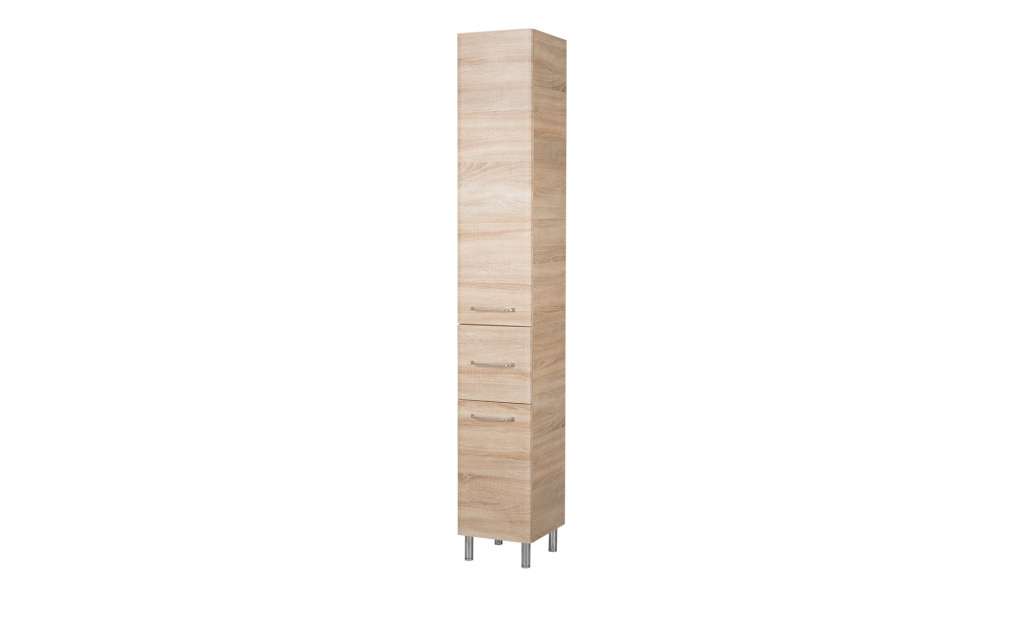calmo2go Bad-Hochschrank  Juba ¦ holzfarben ¦ Maße (cm): B: 30 H: 185,5 T: 33 Schränke > Badschränke > Bad-Hochschränke - Höffner