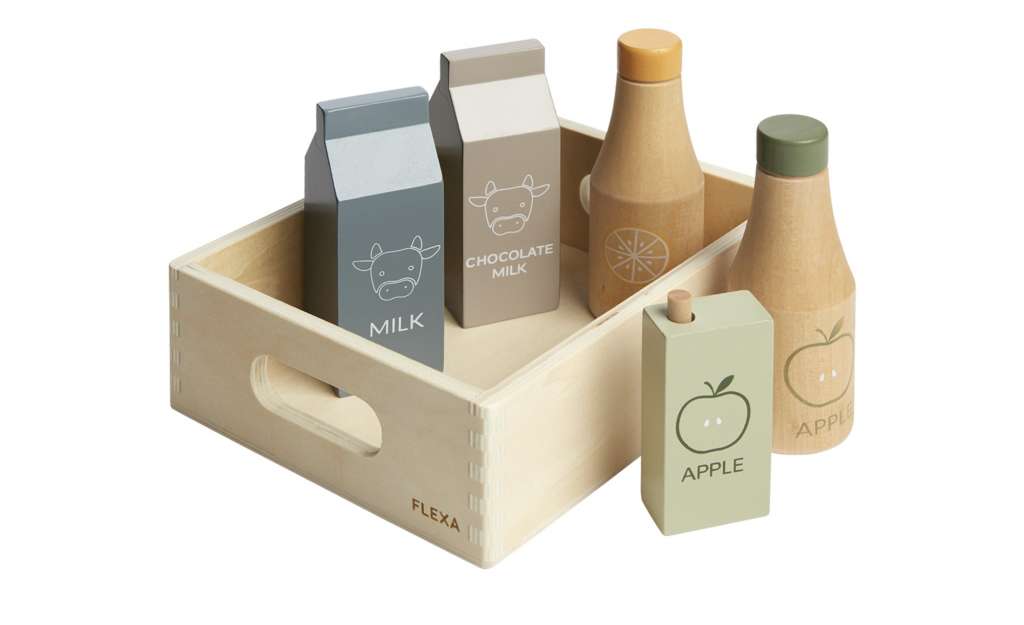 FLEXA Lebensmittel  The Shop ¦ mehrfarbig ¦ Birke massiv , Oberfläche lackiert mit umweltfreundlichen wasserbasierten Lacken ¦ Maße (cm): B: 60 H: 113,6 T: 34,5 Baby > Spielen > Lernspielzeug - Höffner