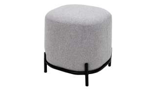 Polsterhocker  Harry ¦ grau ¦ Maße (cm): B: 42 H: 46 T: 42 Polstermöbel > Hocker - Höffner