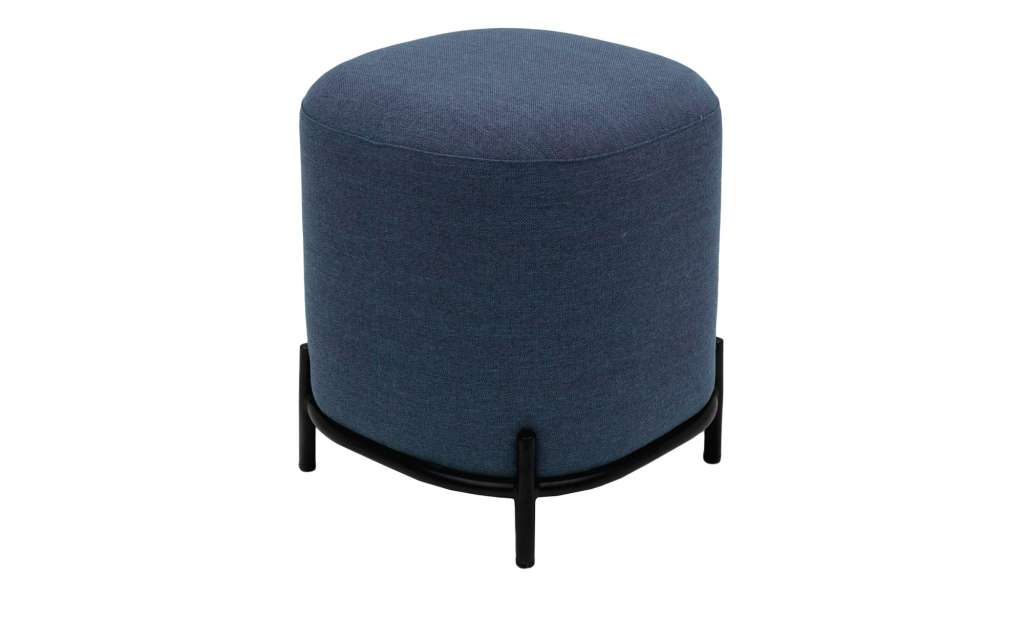 Polsterhocker  Harry ¦ blau ¦ Maße (cm): B: 42 H: 46 T: 42 Polstermöbel > Hocker - Höffner