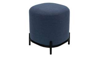 Polsterhocker  Harry ¦ blau ¦ Maße (cm): B: 42 H: 46 T: 42 Polstermöbel > Hocker - Höffner