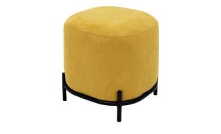 Polsterhocker  Harry ¦ gelb ¦ Maße (cm): B: 42 H: 46 T: 42 Polstermöbel > Hocker - Höffner