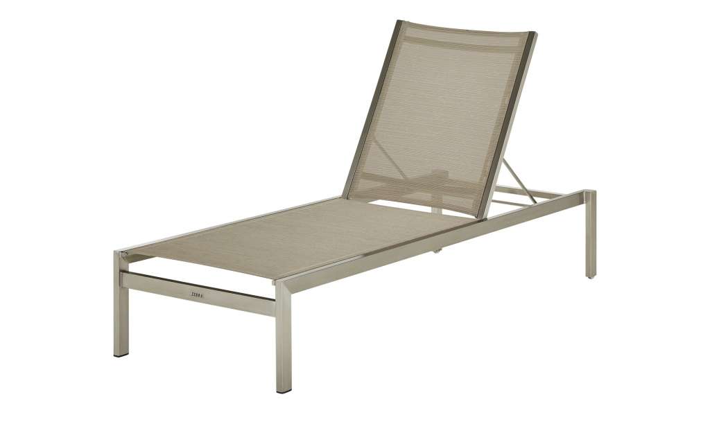 Zebra Liege  Pontiac ¦ braun ¦ Maße (cm): B: 74 H: 35 T: 200 Garten > Gartenmöbel > Gartenliegen - Höffner