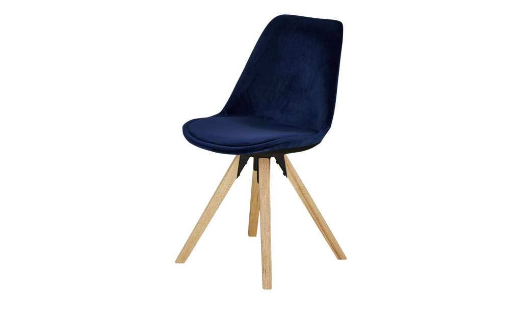 Schalenstuhl  Charles ¦ blau ¦ Maße (cm): B: 48 H: 83 T: 53 Stühle > Polsterstühle - Höffner