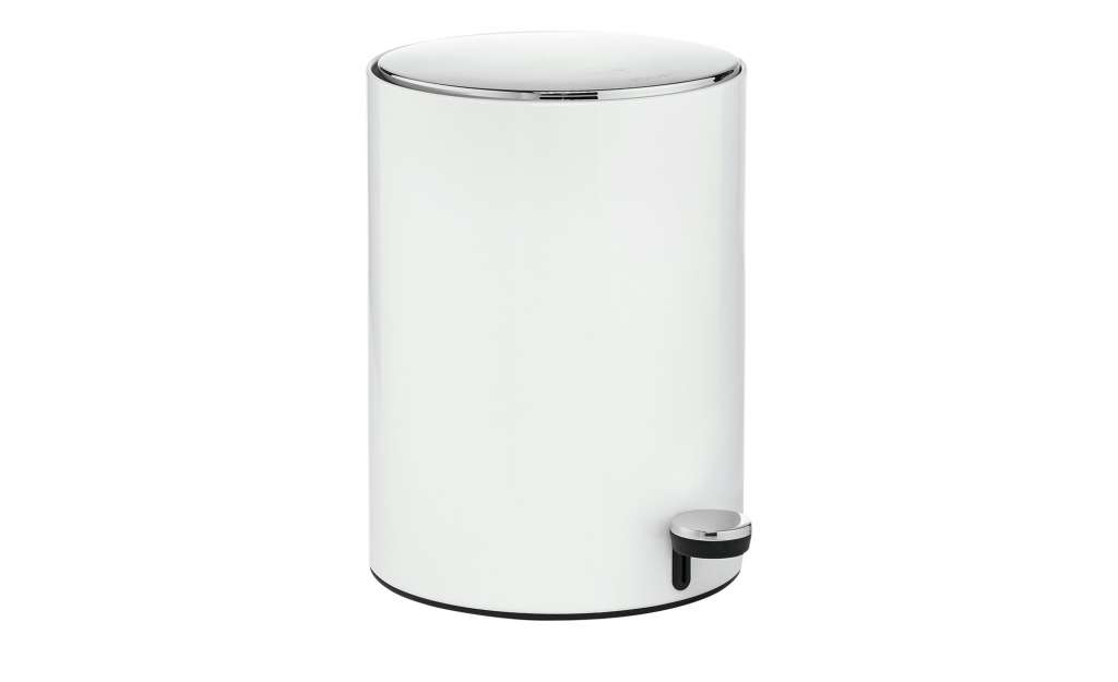 JOOP! Treteimer  JOOP! Chromeline ¦ weiß ¦ Metall, Edelstahl ¦ Maße (cm): H: 32 Ø: [32.0] Badtextilien und Zubehör > Badaccessoires - Höffner