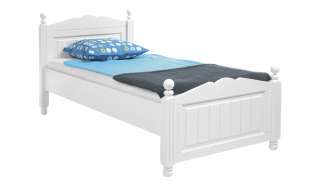 Bettgestell  Carlotta ¦ weiß ¦ Maße (cm): B: 112 H: 101 T: 215 Kindermöbel > Kinderbetten - Höffner