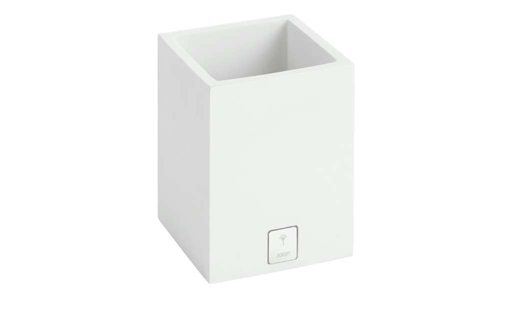 JOOP! Behälter  JOOP! Bathline ¦ weiß ¦ Polyresin (Kunstharz) ¦ Maße (cm): B: 7,5 H: 11 T: 7,5 Badtextilien und Zubehör > Badaccessoires - Höffner