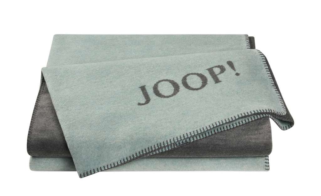 JOOP! Wohndecke  JOOP! Melange-Doubleface ¦ grün ¦ 58% Baumwolle, 35% Polyacryl, 7% Polyester  ¦ Maße (cm): B: 150 Heimtextilien > Kuscheldecken - Höffner
