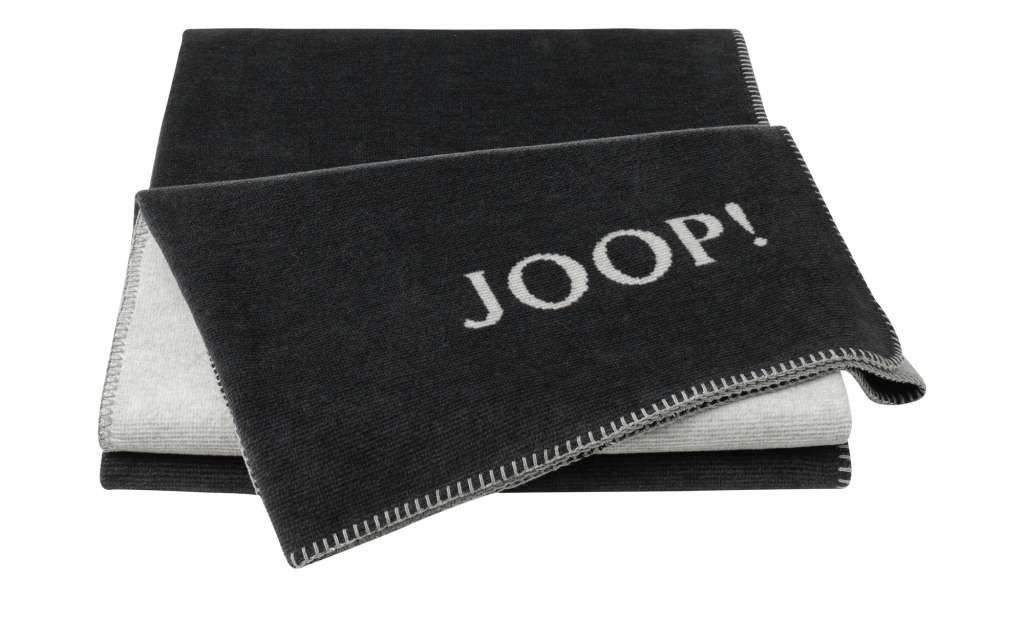 JOOP! Wohndecke  JOOP! Melange-Doubleface ¦ grau ¦ 58% Baumwolle, 35% Polyacryl, 7% Polyester  ¦ Maße (cm): B: 150 Heimtextilien > Kuscheldecken - Höffner