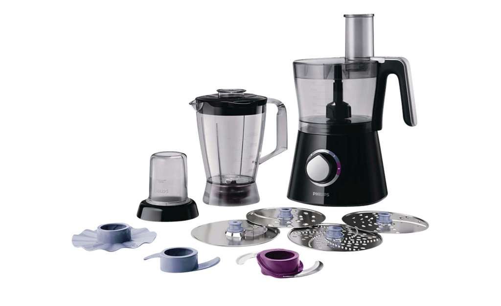 PHILIPS Küchenmaschine  HR 7762/90 ¦ schwarz ¦ Kunststoff, Edelstahl ¦ Maße (cm): B: 30 H: 36,5 T: 57 Elektrokleingeräte > Mixen, Zerkleinern & Entsaften - Höffner