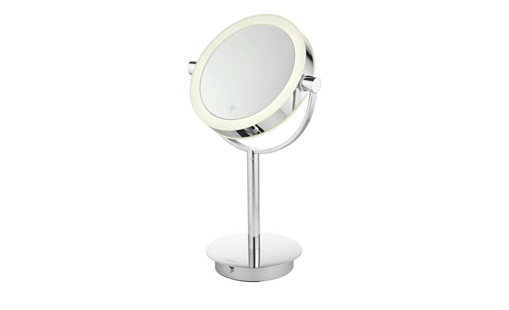 JOOP! Stand-Kosmetikspiegel  JOOP! Chromeline ¦ silber ¦ Edelstahl, Metall ¦ Maße (cm): H: 37 Ø: [37.0] Badtextilien und Zubehör > Badaccessoires - Höffner