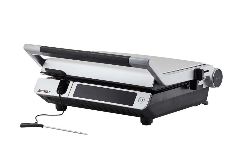 GASTROBACK Kontaktgrill  42539 ¦ silber ¦ Kunststoff, Metall, Edelstahl ¦ Maße (cm): B: 35,6 H: 18 T: 42,8 Elektrokleingeräte > Backen, Kochen, Grillen - Höffner