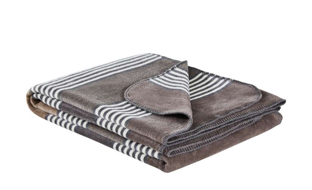 IBENA Jacquard-Decke  Elva ¦ grau ¦ Maße (cm): B: 150 Heimtextilien > Kuscheldecken - Höffner