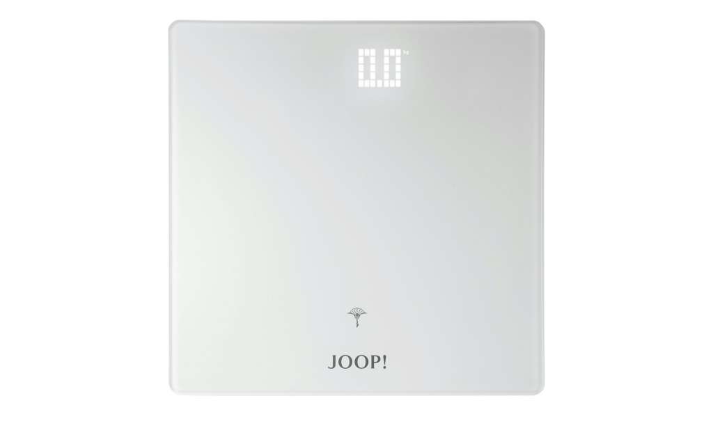 JOOP! Personenwaage   JOOP! Chromeline ¦ weiß ¦ Glas , Kunststoff ¦ Maße (cm): B: 32 H: 2,5 Badtextilien und Zubehör > Badaccessoires - Höffner