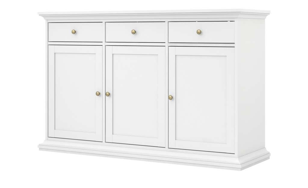 Buffet- Unterteil  Bellano ¦ weiß ¦ Maße (cm): B: 143,7 H: 91,7 T: 46,1 Schränke > Buffets - Höffner