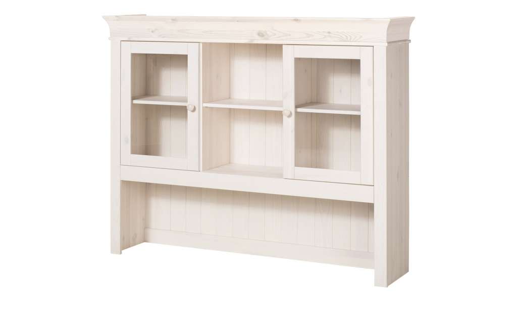 Buffet-Aufsatz  Bornholm ¦ weiß ¦ Maße (cm): B: 139 H: 112,5 T: 31 Schränke > Buffets - Höffner