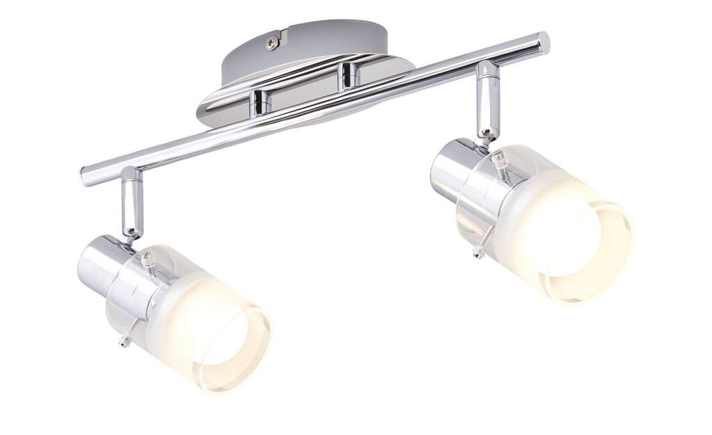 KHG LED-Deckenstrahler, 2-flammig Glas teilsatiniert ¦ Maße (cm): B: 8 H: 12 Lampen & Leuchten > LED-Leuchten > LED-Strahler & Spots - Höffner