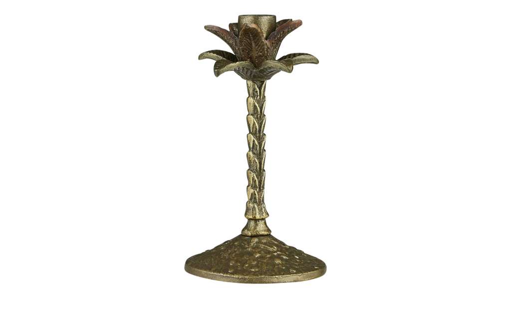Kerzenhalter  Ananas ¦ gold ¦ Aluminum ¦ Maße (cm): H: 22 Ø: [11.0] Dekoration > Kerzen & Lichter > Kerzenständer - Höffner