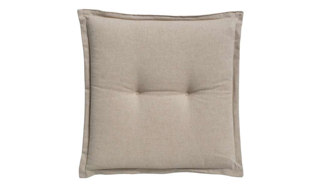 Hockerauflage  High Tea Sand ¦ beige ¦ Mischgewebe, 85% Baumwolle, 15% Polyester ¦ Maße (cm): B: 50 H: 8 Garten > Auflagen & Kissen > Gartenhocker-Auflagen - Höffner