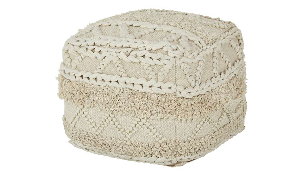 como Pouf ¦ beige ¦ Maße (cm): B: 40 H: 30 T: 40 Polstermöbel > Hocker > Sitzpouf - Höffner