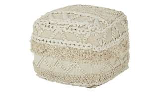 como Pouf ¦ beige ¦ Maße (cm): B: 40 H: 30 T: 40 Polstermöbel > Hocker > Sitzpouf - Höffner