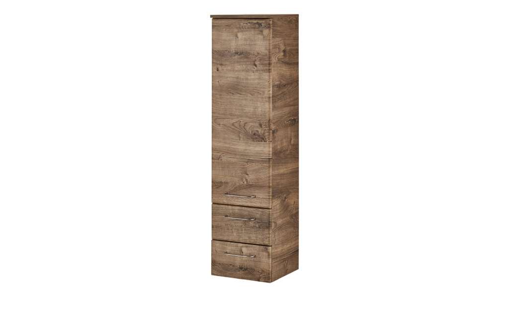 smart Midischrank  Onda ¦ holzfarben ¦ Maße (cm): B: 35 H: 136,1 T: 33 Schränke > Badschränke > Bad-Hochschränke - Höffner