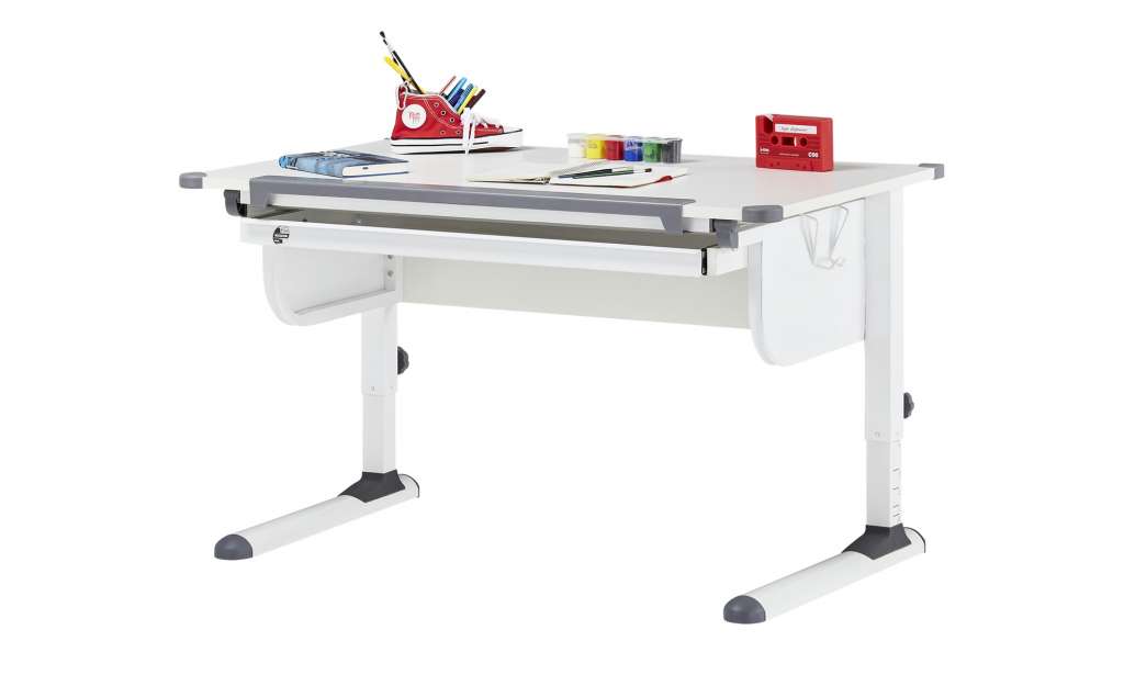 Schreibtisch  Studare ¦ weiß ¦ Maße (cm): B: 110 H: 55 T: 68 Tische > Schreibtische - Höffner