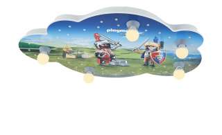 Playmobil Deckenleuchte, 5+40 flammig, Playmobil ´Knights´ ¦ blau ¦ Maße (cm): B: 50 H: 8 Lampen & Leuchten > Innenleuchten > Kinderlampen - Höffner